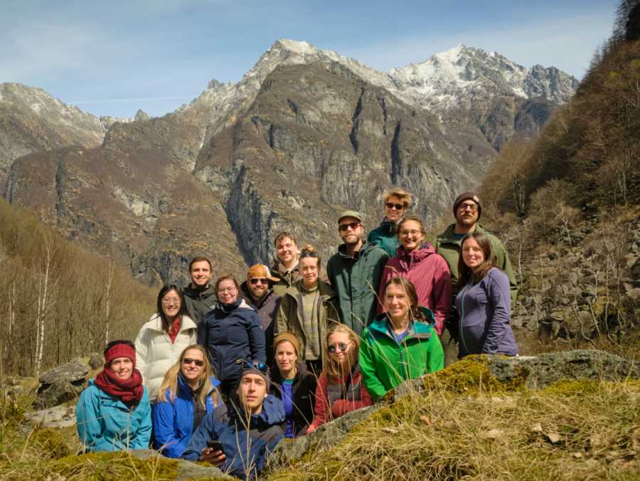 Enlarged view: Group picture Bavona valley